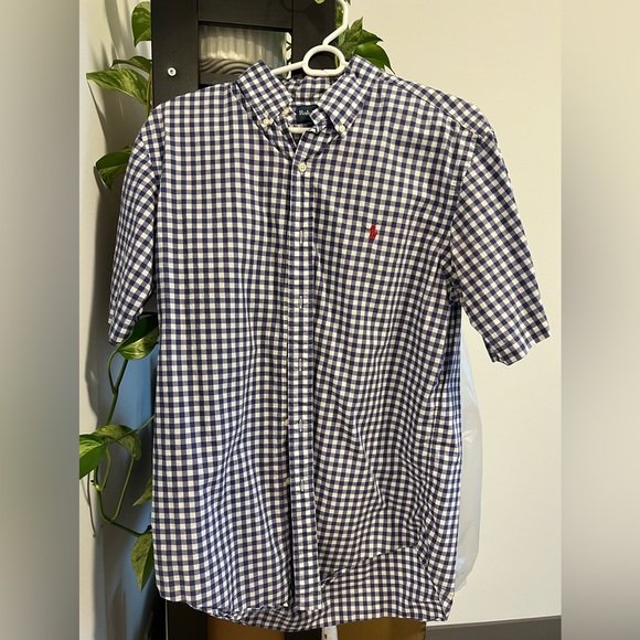 Gingham men’s work shirt - Picture 1 of 4